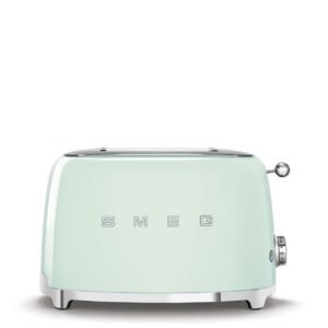 Smeg TSF01PGSA 50’s Retro Style 2 Slice Toaster Pastel Green