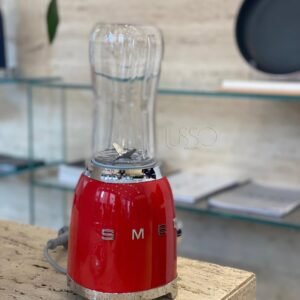 Red Smeg Glossy Mini Blender 50’s Style