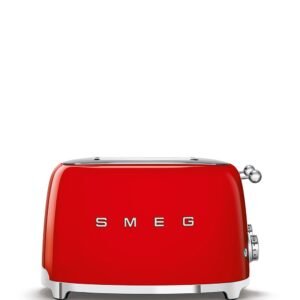 Smeg TSF03WHSA 2000W 4 Slice Red Retro Toaster