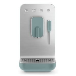 Smeg BCC12EGMEU Espresso Automatic Coffee Machine with Milk Frothing Emerald Green Collezione