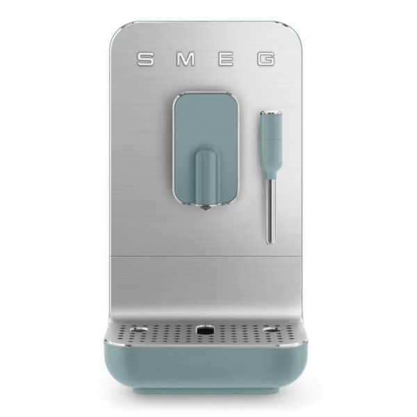 Smeg BCC12EGMEU Espresso Automatic Coffee Machine with Milk Frothing Emerald Green Collezione