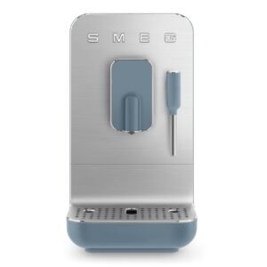 Smeg BCC12SBMEU Espresso Automatic Coffee Machine with Milk Frothing Storm Blue Collezione
