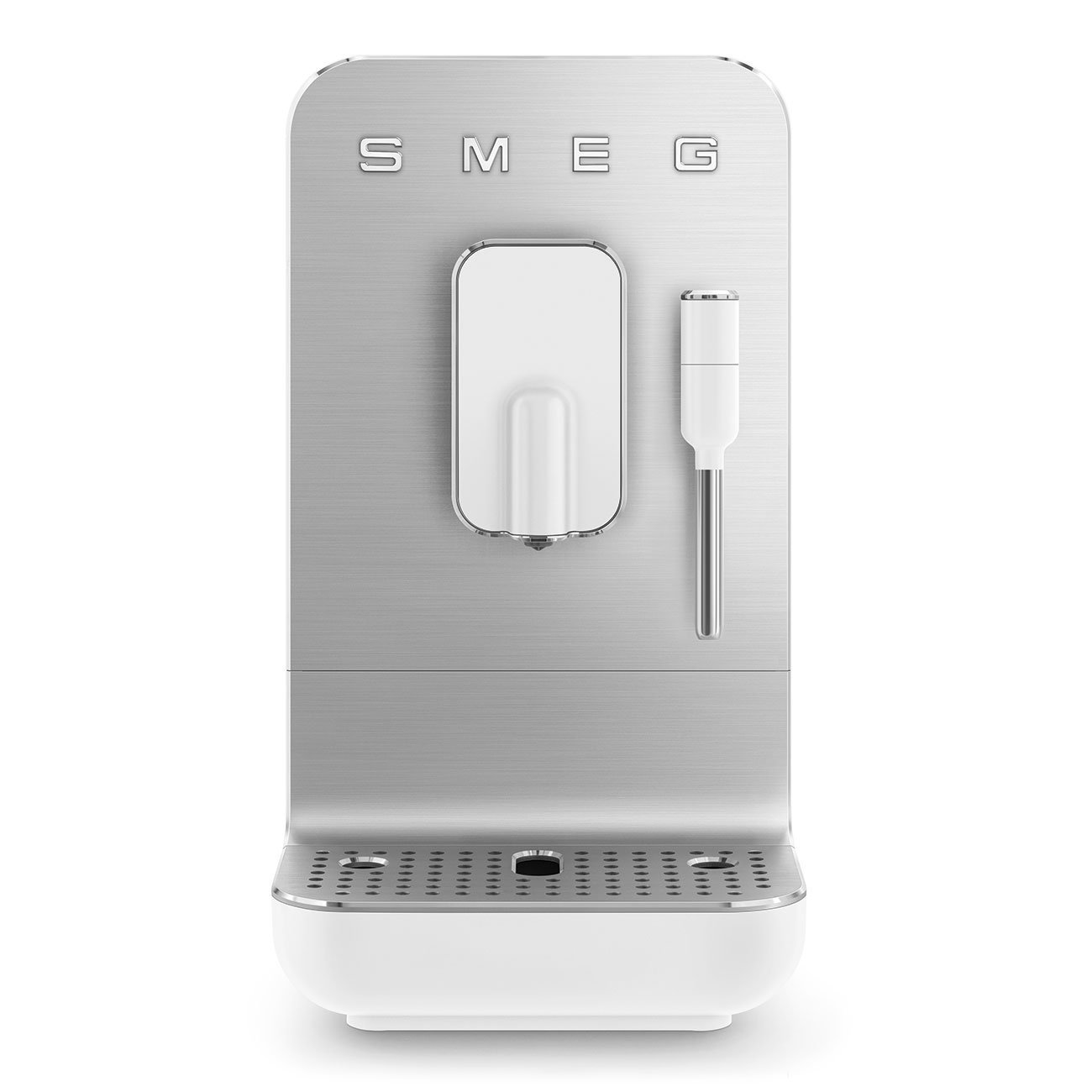 Smeg BCC12WHMEU Espresso Automatic Coffee Machine with Milk Frothing White Collezione