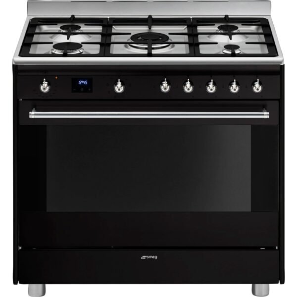 Smeg SSA91MABL2 Classica 90cm Gas Cooker Black