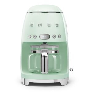 Smeg DCF02PGEU Drip Coffee Machine Pastel Green 50’s Style