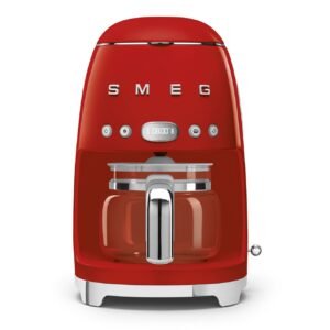 Smeg DCF02RDSA Drip Coffee Machine Red 50’s Style