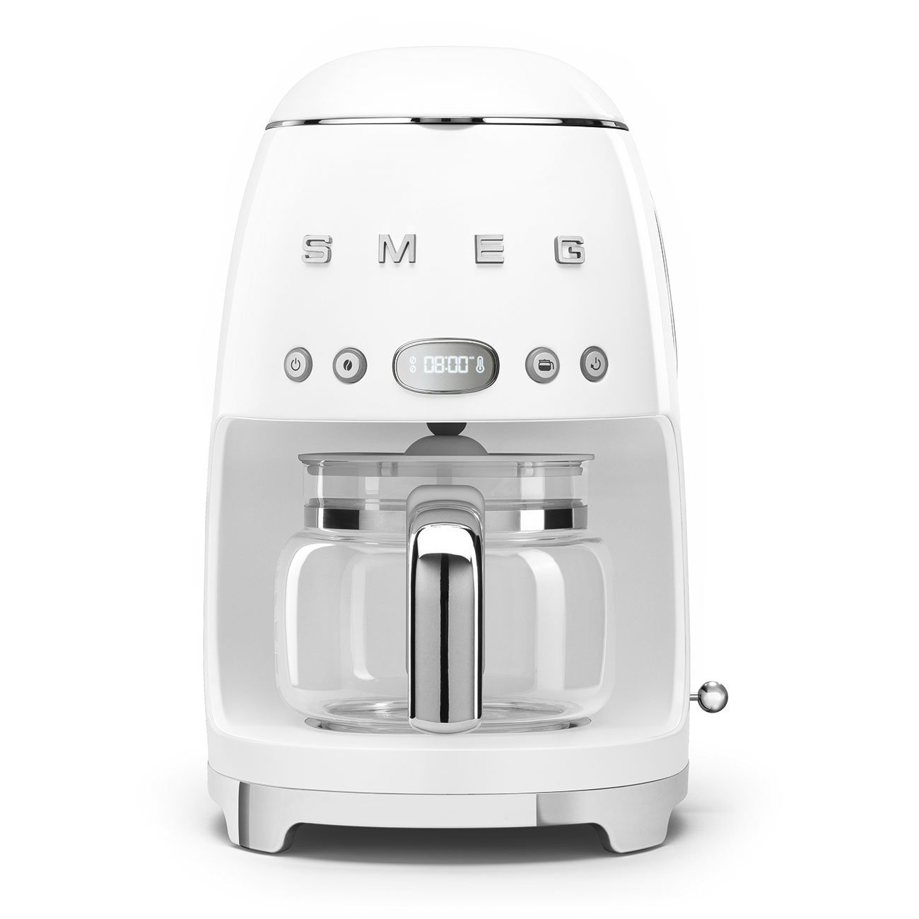 Smeg DCF02WHEU Drip Coffee Machine White 50’s Style