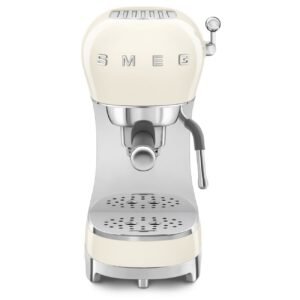 Smeg ECF02CREU Espresso Manual Coffee Machine 50’s Style – Cream