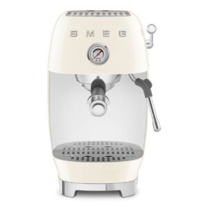 Smeg ECF03CREU Espresso Manual Coffee Machine 50’s Style – Cream