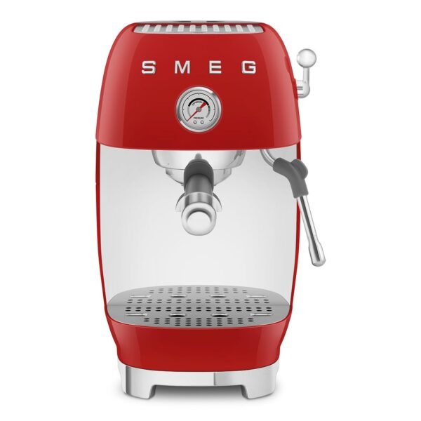 Smeg ECF03RDEU Espresso Manual Coffee Machine 50’s Style – Red