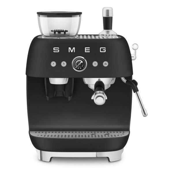 Smeg EGF03BLMEU Manual Coffee Machine with grinder 50’s Style – Black