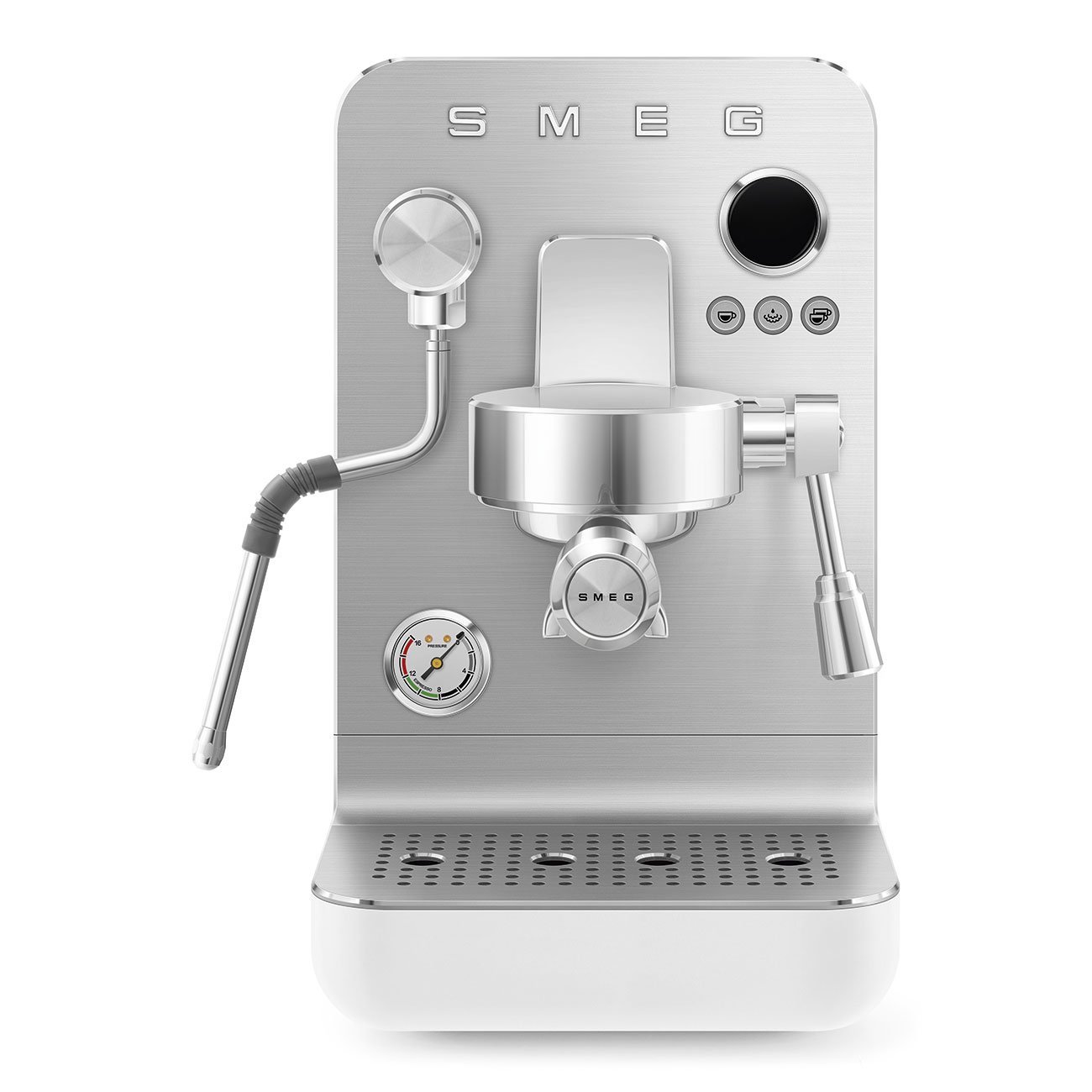 Smeg EMC02WHMEU Espresso Manual Coffee Machine Collezione – White