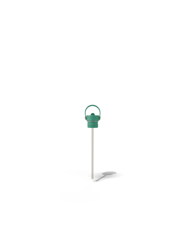 Fieldbar Bottle Sip Lid and Straw Parisian Green