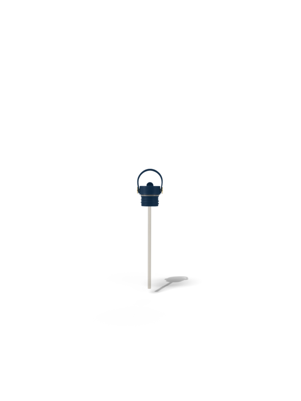 Fieldbar Bottle Sip Lid and Straw Sea Boat Blue