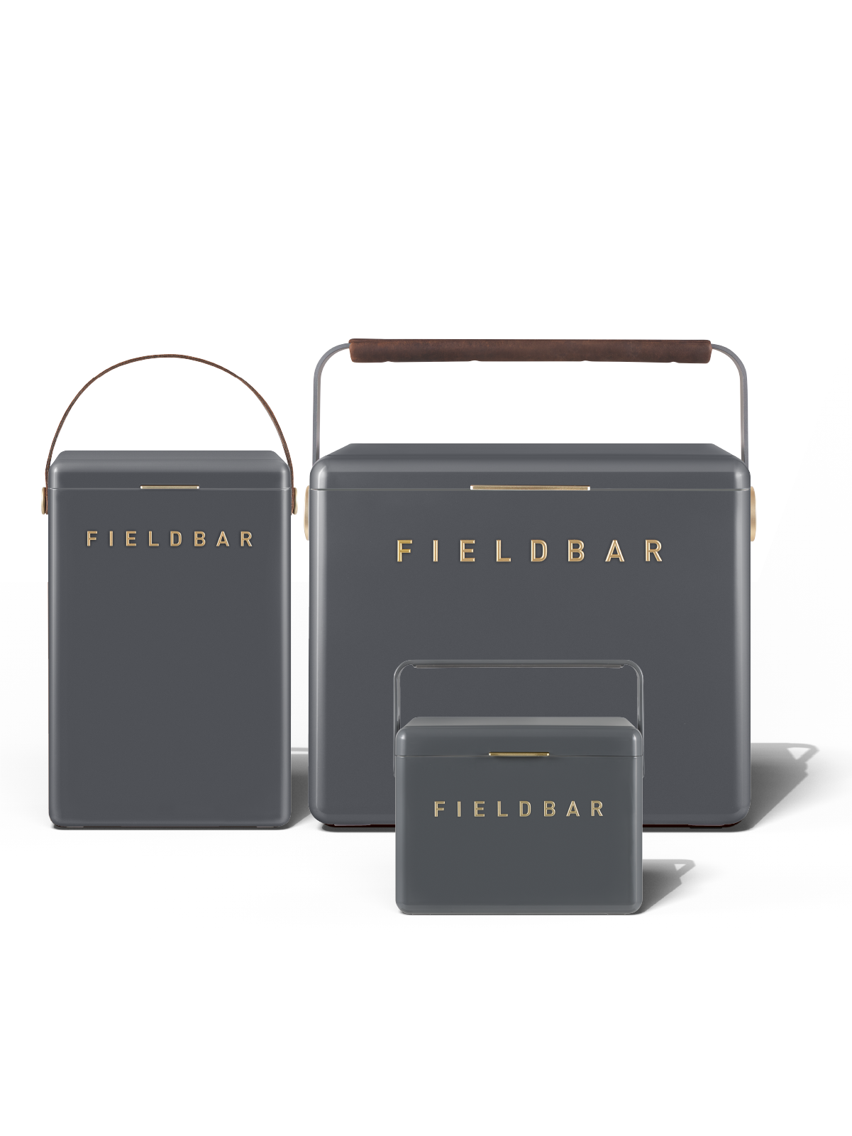 Fieldbar Cooler Box Trio 4L 10L 24L Oyster Grey