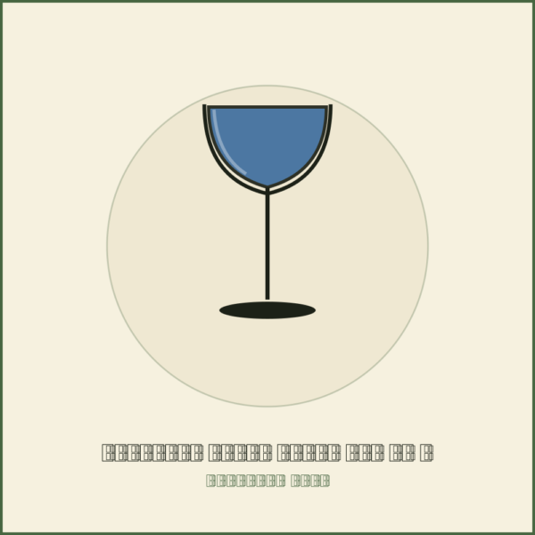 Fieldbar Coupe Glass Set of 4 Bazaruto Blue