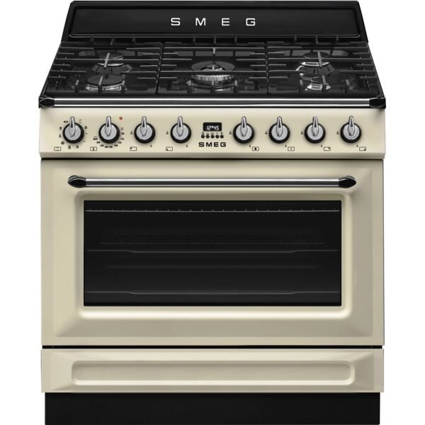 Smeg TR90GMP Victoria 90cm Gas Cooker Cream