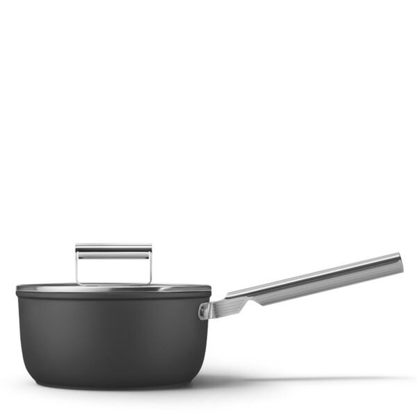 Smeg SPF2012BLM 20cm Non-Stick Saucepan – Black