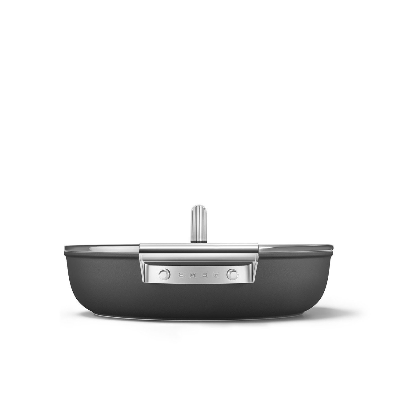 Smeg DPF2812BLM 28cm Non-Stick Deep Pan – Black