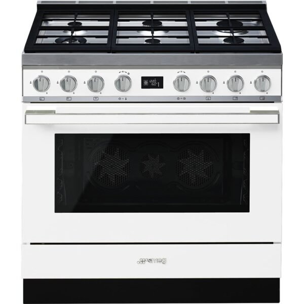 Smeg CPF9GPWH Portofino 90cm Gas Cooker White
