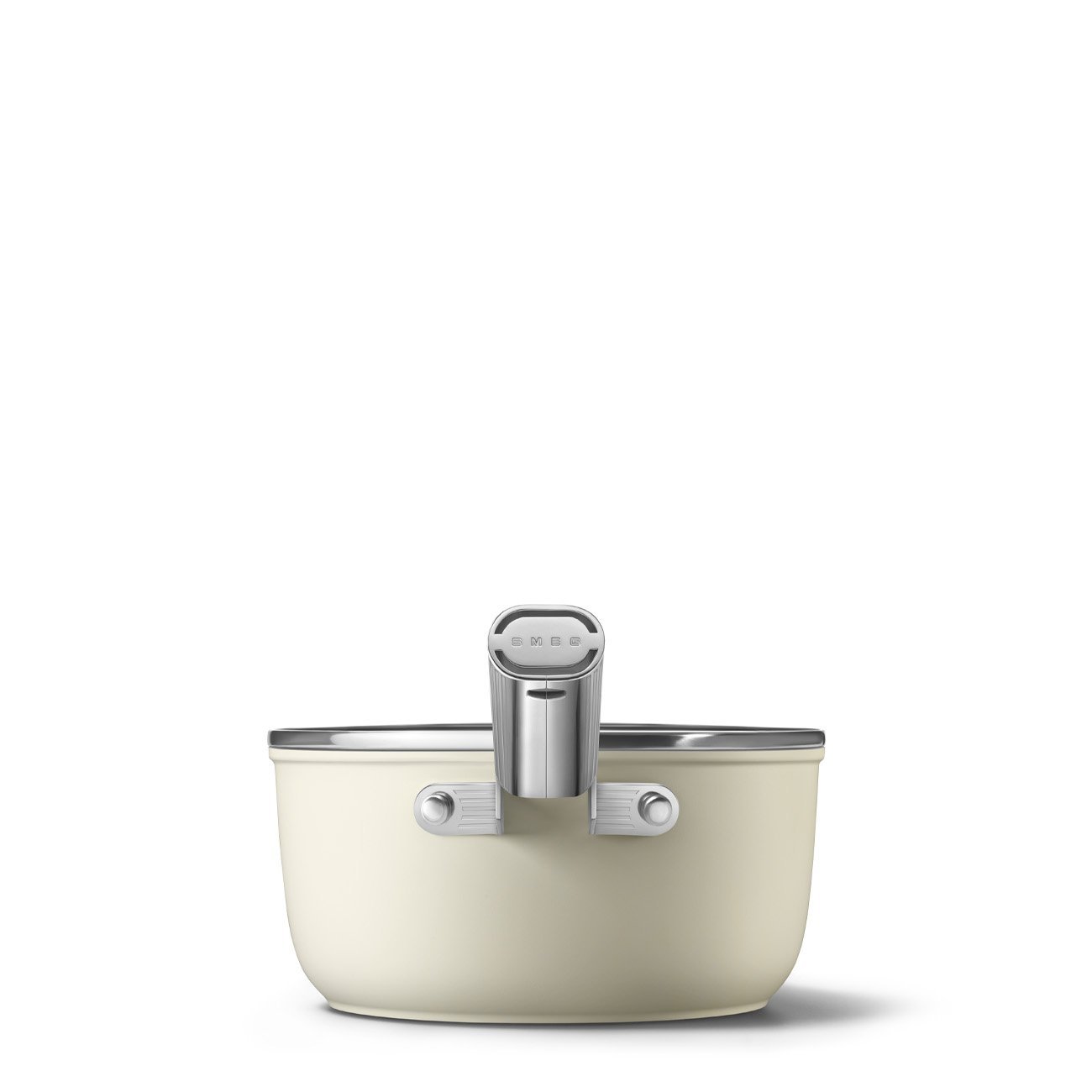 Smeg SPF2012CRM 20cm Non-Stick Saucepan – Cream