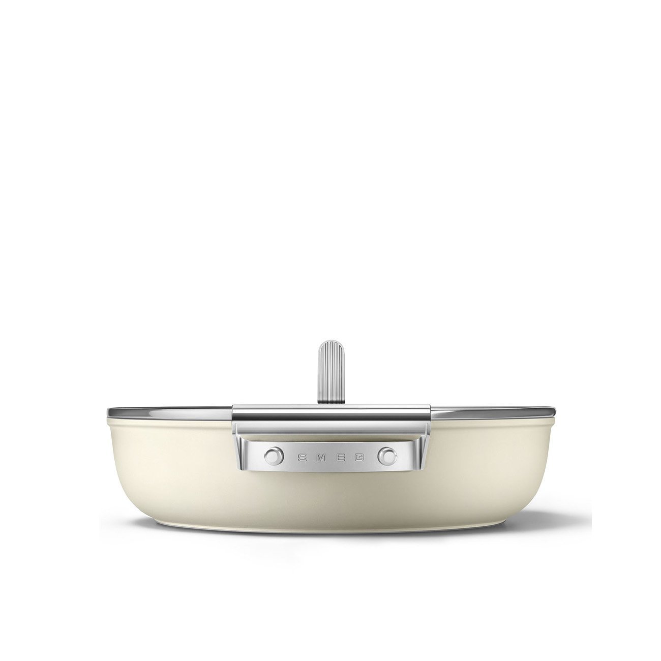 Smeg DPF2812CRM 28cm Non-Stick Deep Pan – Cream