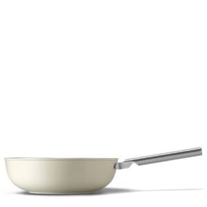 Smeg WOF3002CRM 30cm Non-Stick Wok – Cream