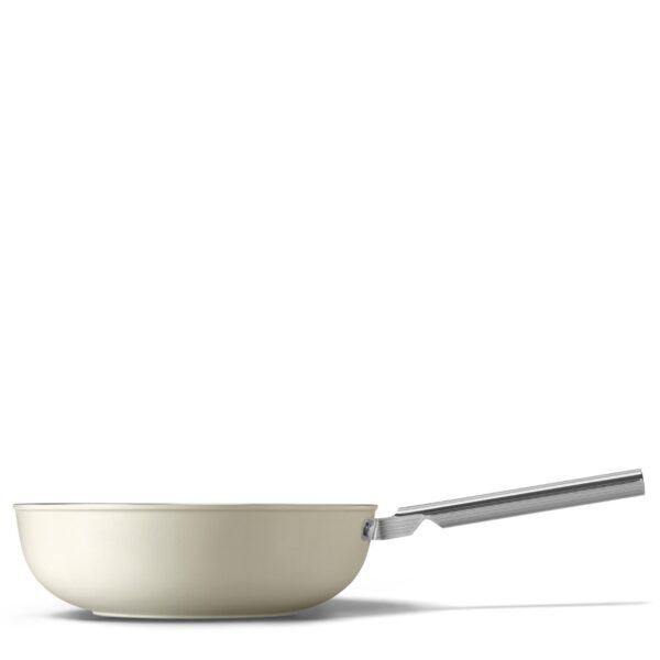 Smeg WOF3002CRM 30cm Non-Stick Wok – Cream