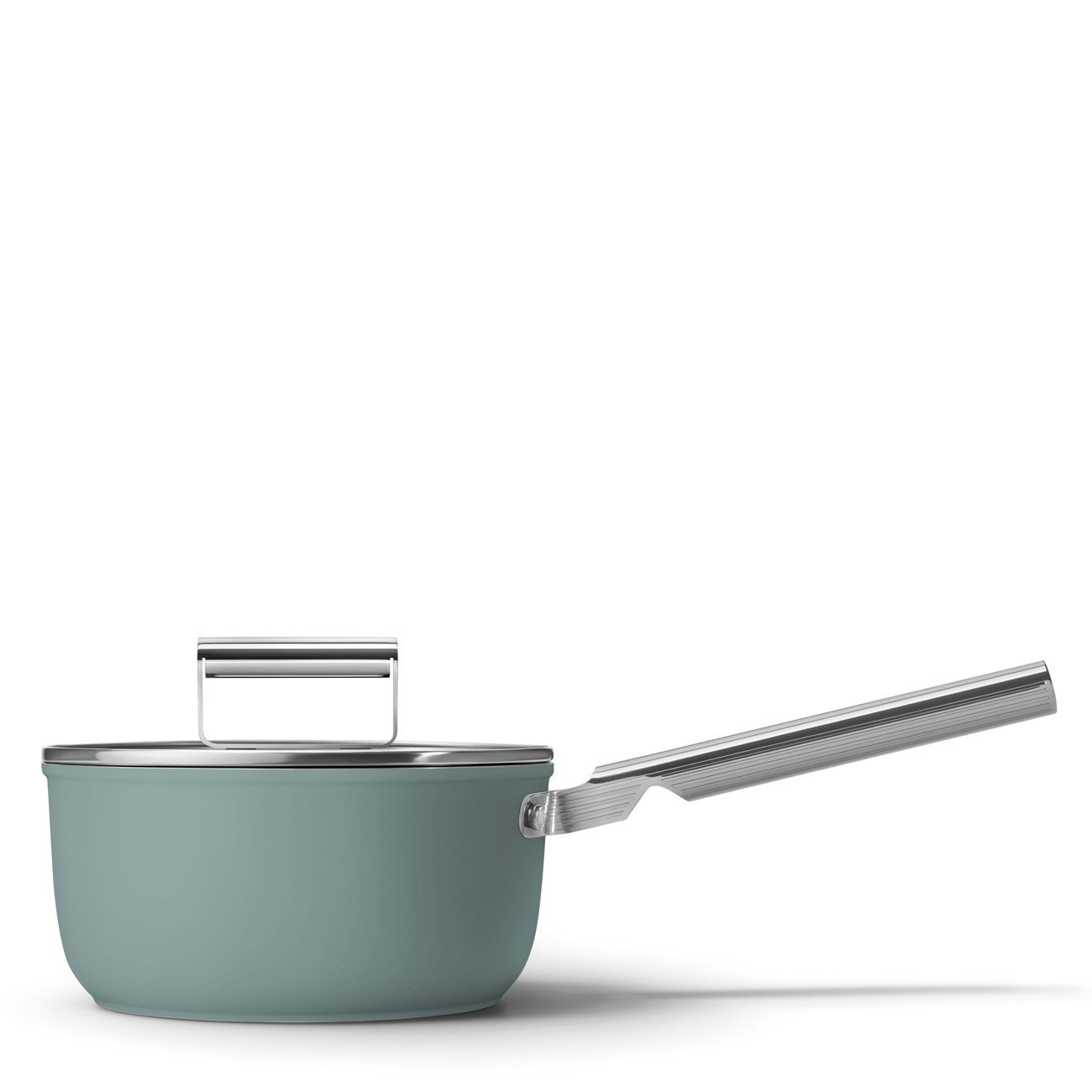 Smeg SPF2012EGM 20cm Non-Stick Saucepan – Emerald Green
