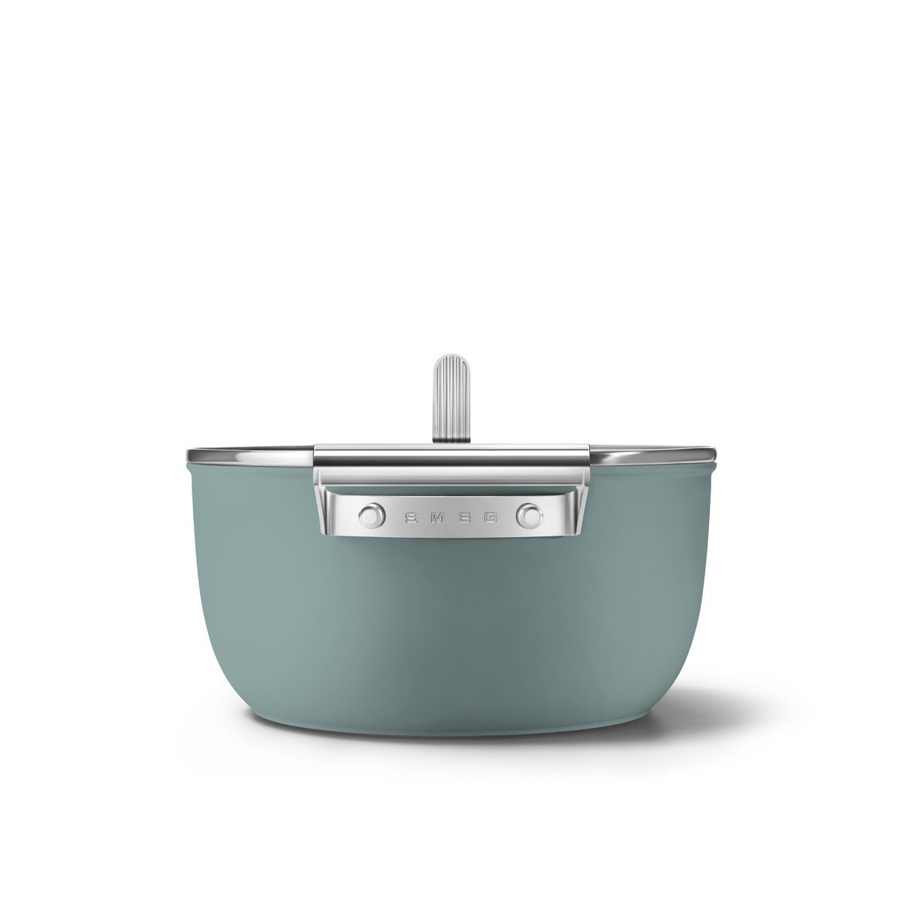 Smeg CSF2412EGM 24cm Non-Stick Casserole Pan – Emerald Green