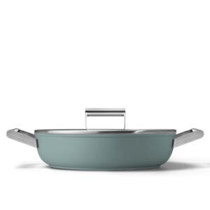 Smeg DPF2812EGM 28cm Non-Stick Deep Pan – Emerald Green