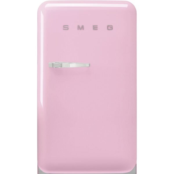 Smeg FAB10HRPK5 50’s Style 50cm Bar Fridge – Pink (Right Hinge)