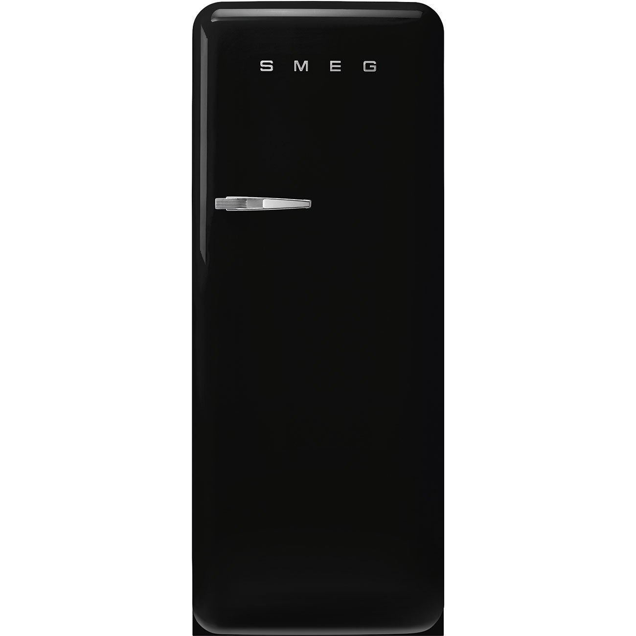 Smeg FAB28RBL6 50’s Style 60cm Fridge with Freezer Compartment – Black (Right Hinge)