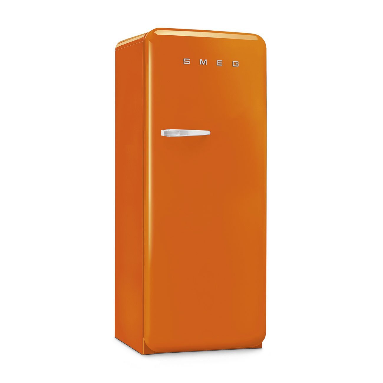 Smeg FAB28ROR6 50’s Style 60cm Fridge with Freezer Compartment – Orange (Right Hinge)