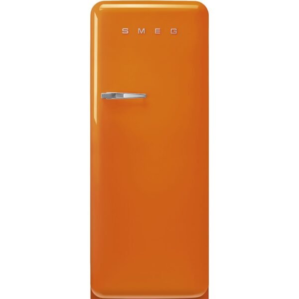 Smeg FAB28ROR6 50’s Style 60cm Fridge with Freezer Compartment – Orange (Right Hinge)