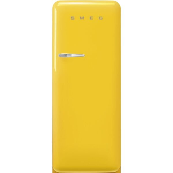Smeg FAB28RYW6 50’s Style 60cm Fridge with Freezer Compartment – Yellow (Right Hinge)