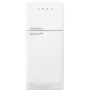Smeg FAB50RWH5 50’s Style 80cm Fridge-Freezer – White (Right Hinge)