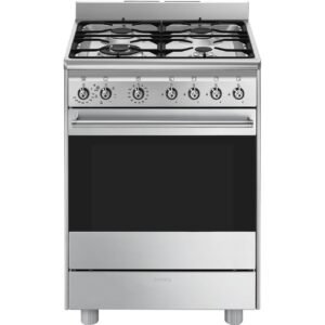 Smeg SSA60MX2 Classica 60cm Gas Cooker Stainless Steel