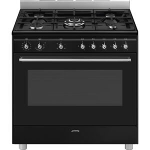 Smeg SSA91GGBL2 Classica 90cm All-Gas Cooker Black